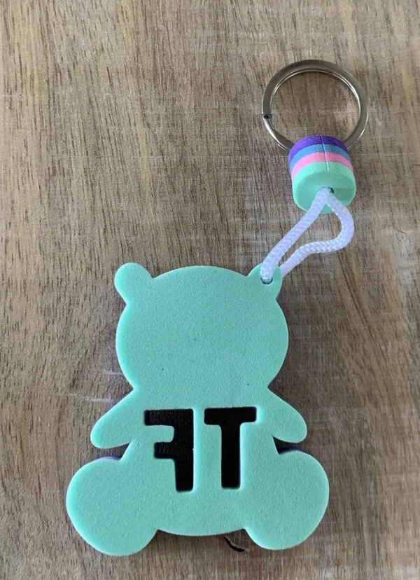 TF‎ Bear Keychain Purple - Image 2