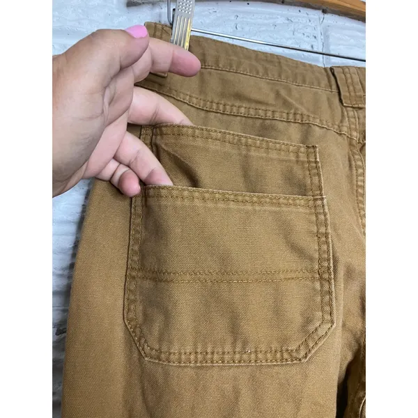 Dickies Carpenter Pants Women 10 Brown Excellent Urban Outfitters Duck Canvas‎ - Image 5