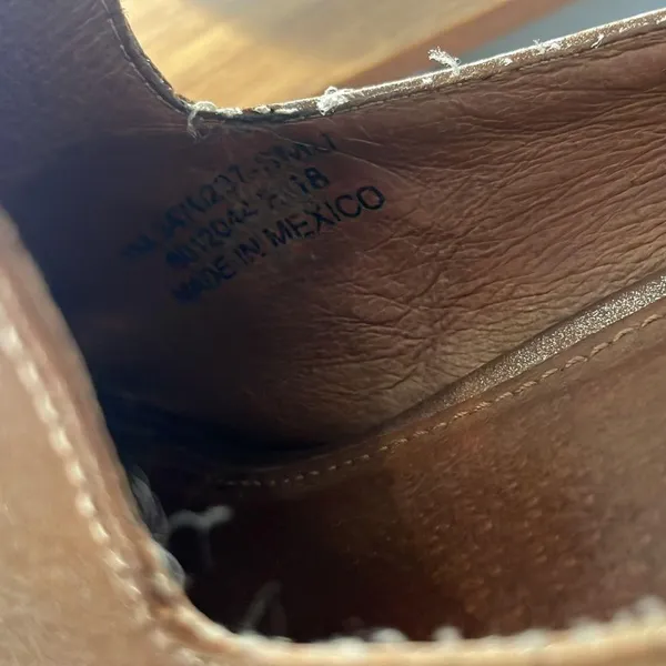 Frye • ray artisan metallic leather mules sz 7 - Image 13