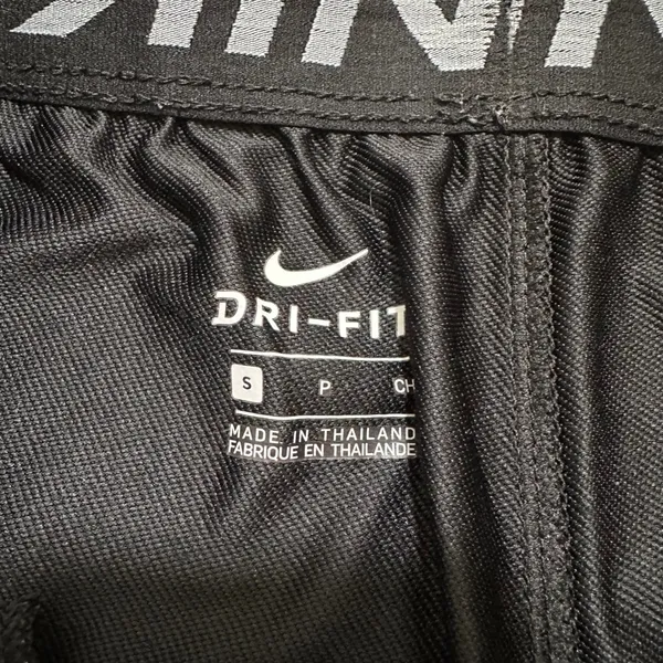 Nike | Woman's Black Dri-FIT Athletic Running Shorts Small Drawstring Pockets, S - Image 5