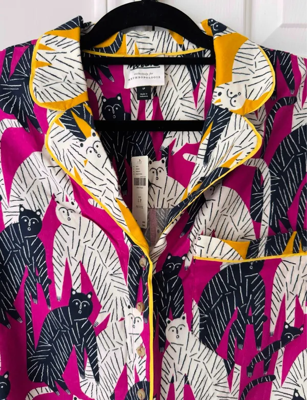 Anthropologie Marcello Velho Flannel Shirt, Size LP - Image 6