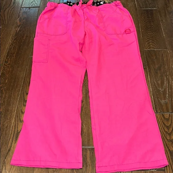 Divine curves nurses scrub pants size 2X Bright Pink - Image 8