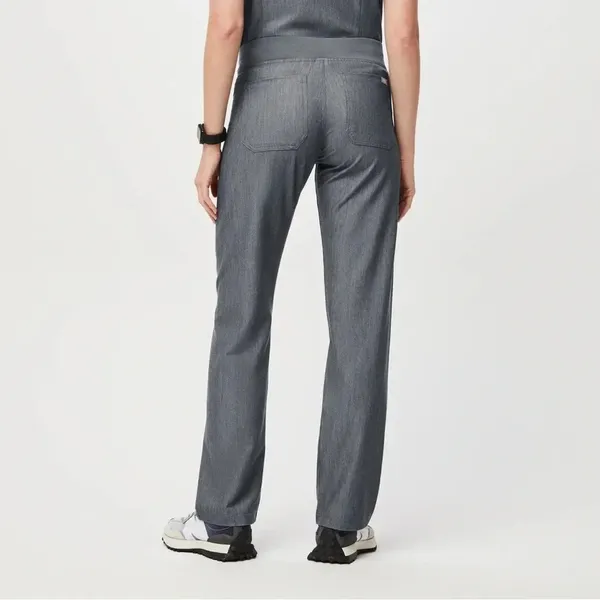 Figs XS Livingston Basic Scrub Pants in Graphite Gray - Image 3