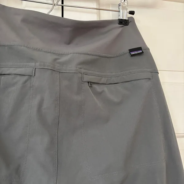 Patagonia‎ Happy Hike Studio Pants Gray High-Waisted Joggers Pants Size Small - Image 7