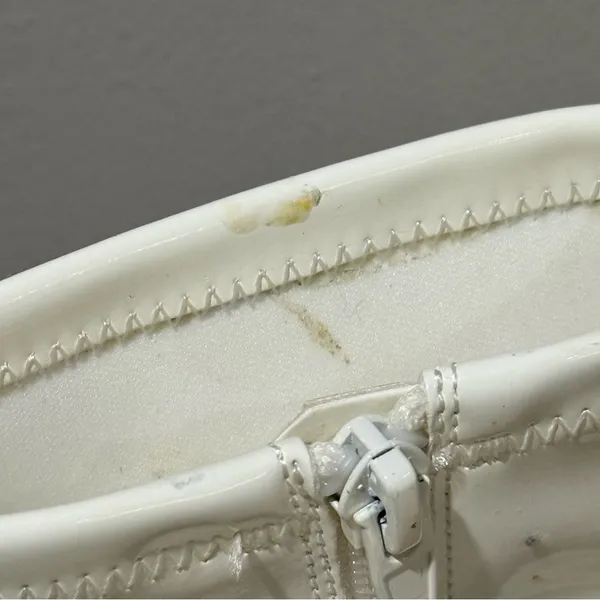 *NEW* WILD PAIR White Iloise Side-Zip Ankle‎ Go -Go Booties SIZE 6 A23 - Image 3