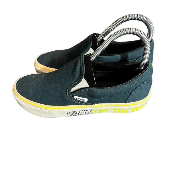 Vans Classic Slip-On‎ Sneakers Women's 5.5 Blue/Teal Skate Casual Shoes - Image 4