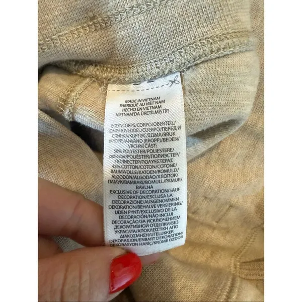Polo Ralph Lauren taupe jogger sweatpants size xs - Image 6
