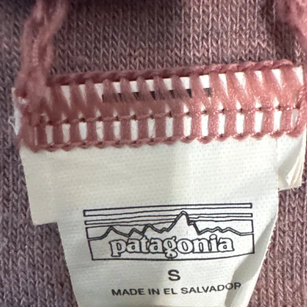 Patagonia Women's Shearling Crew Size Small‎ Crewneck Dusty Rose Sweatshirt - Image 3