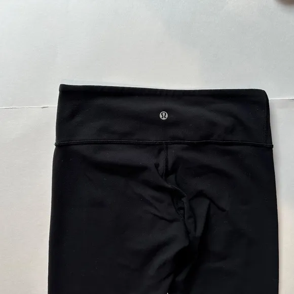Lululemon Black Crop Leggings -‎ No Size. - Image 3