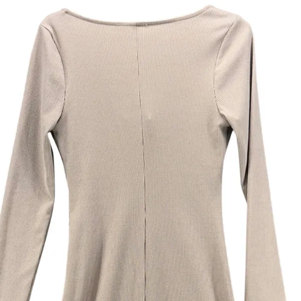 ASTR the Label Ribbed Dress Taupe Medium‎ - Image 5