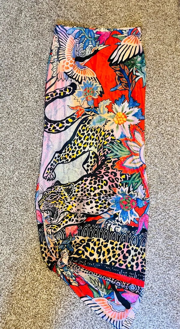 Missguided Maxi Skirt Leopard - Image 2