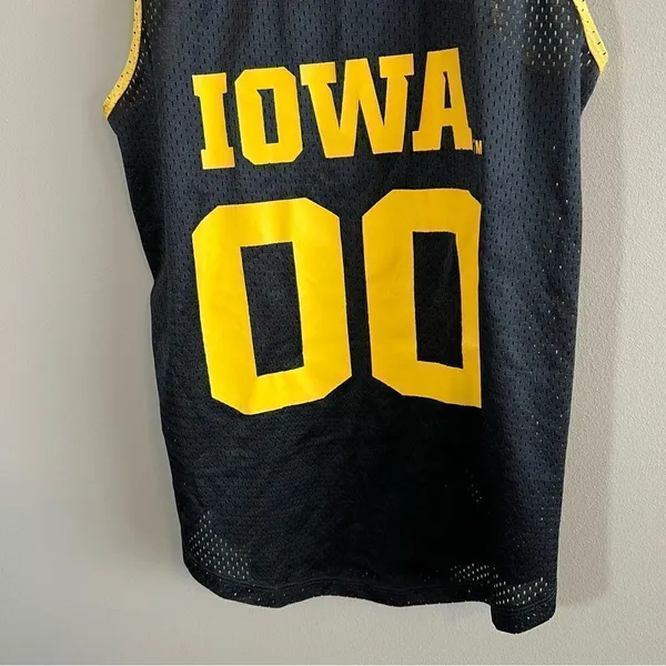 ✨ Kadyluxe Collection Black Iowa Hawkeyes Basketball‎ Jersey #00 Medium - Image 3