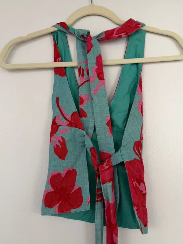 Rhythm Inferna Floral Halter Top - Image 5