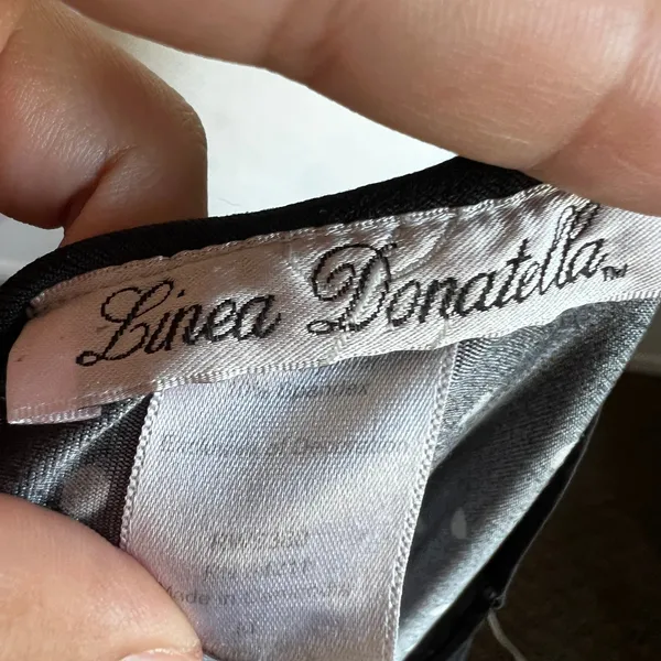 Linea Donatella Vintage Polka Dot Nightgown, Coquette Retro Balletcore Cottagecore Medium‎ - Image 4