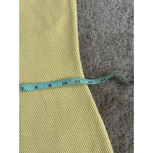 Alo Yoga Tennis Club Sweater Knit Dress White/Warm Butter Yellow Size XXs RARE - Image 11