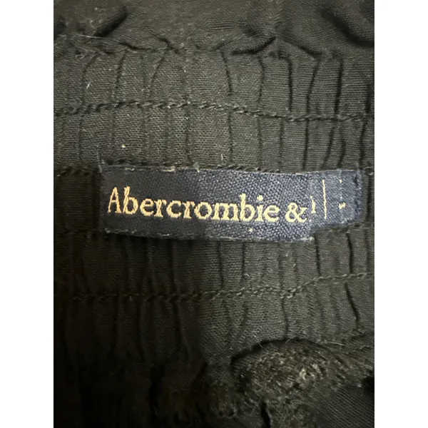 Abercrombie & Fitch Women's Black Elastic Waist Casual Lounge Beach Shorts Sz XS - Image 5