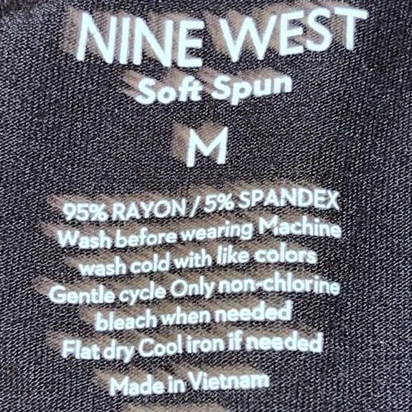 Nine West soft spun plain black stretchy top! - Image 6