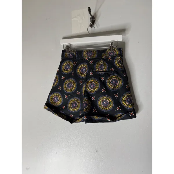 Anthropologie Maeve Abstract City Shorts Boho High Rise Women's Size 2 Geometric - Image 2