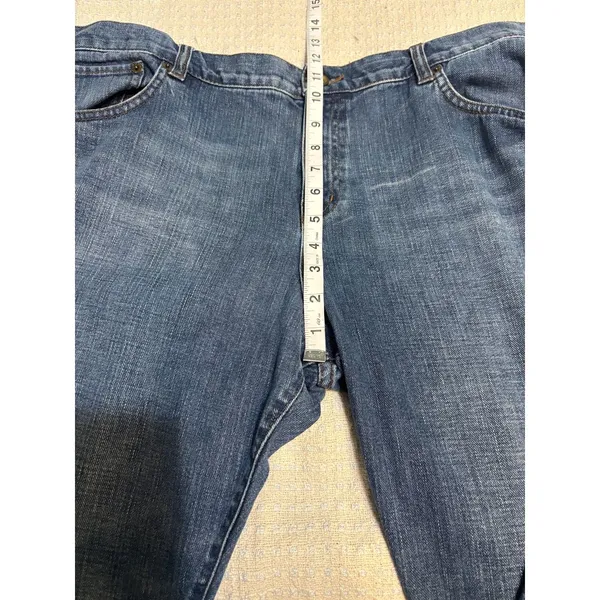 Lauren Ralph Lauren LRL Jeans Co Straight Bootcut Blue Denim Jeans Women's 14 - Image 3