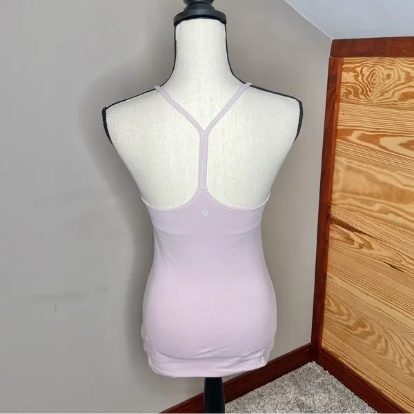 Lululemon Power Pose Activewear Workout Racerback Tank Top Petals Pink 6 W1AMXS - Image 3