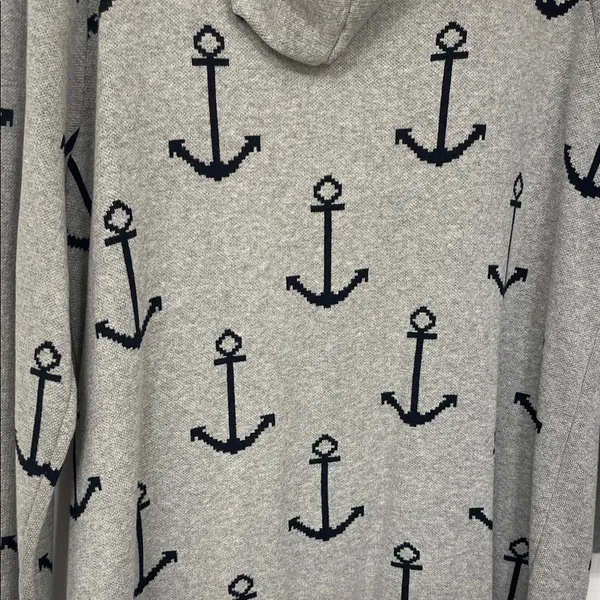 Verve Ami Gray Anchor Cardigan - Image 7