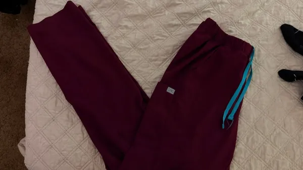 Epic Maroon Scrubs by IRG Red - Image 2