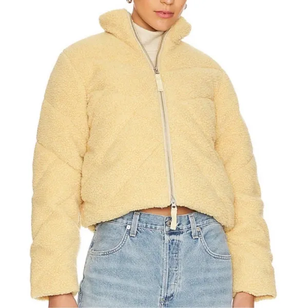 NEW EAVES x REVOLVE Izzy Jacket‎ in Beige Cream tan Size Small - Image 3
