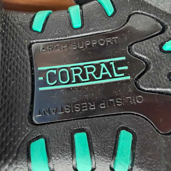 Corral Embroidery Hydro Resist Polycarbonate Security Western Safety Toe Boots 7 - Image 2