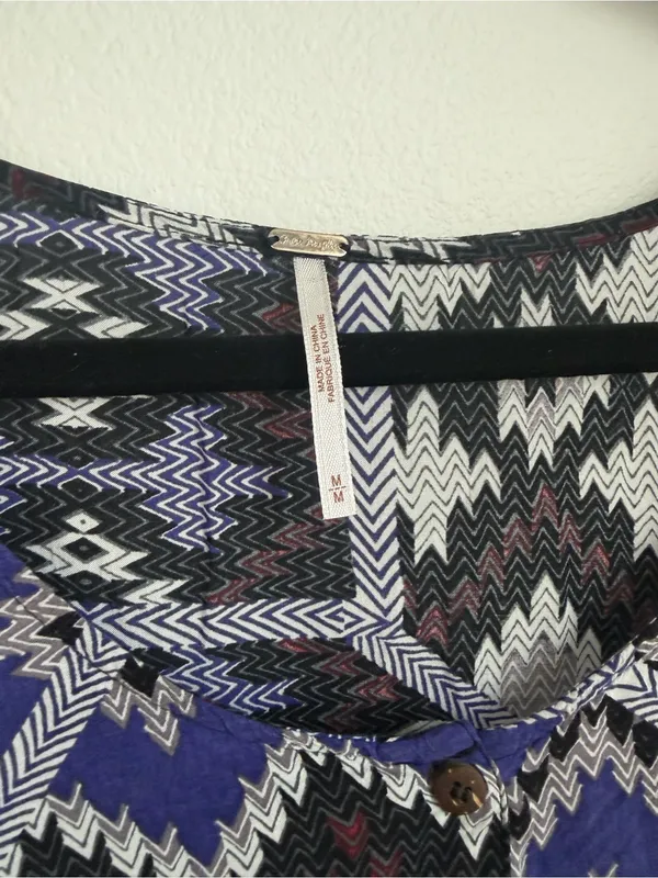 Free People "Take Me To Thailand" babydoll mini dress Print Swing Dress - Image 2