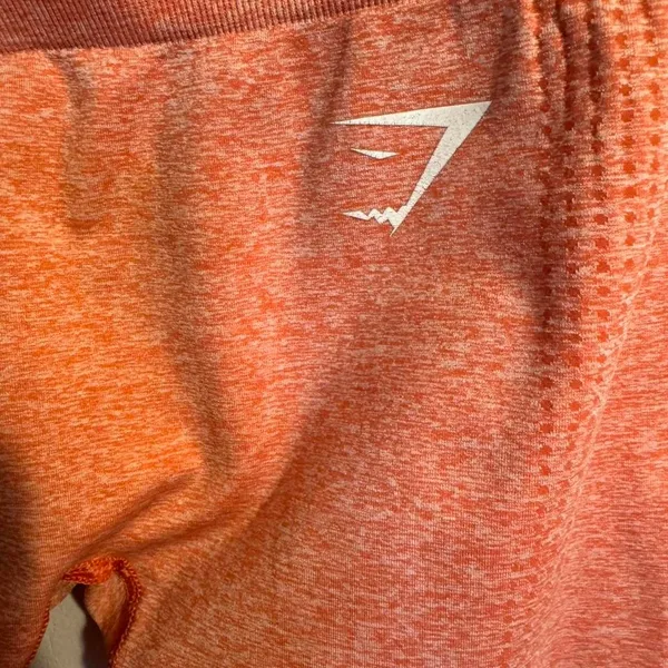 Gymshark Ombre Seamless Leggings Coral Pink Women's Activewear Size Small - Image 3