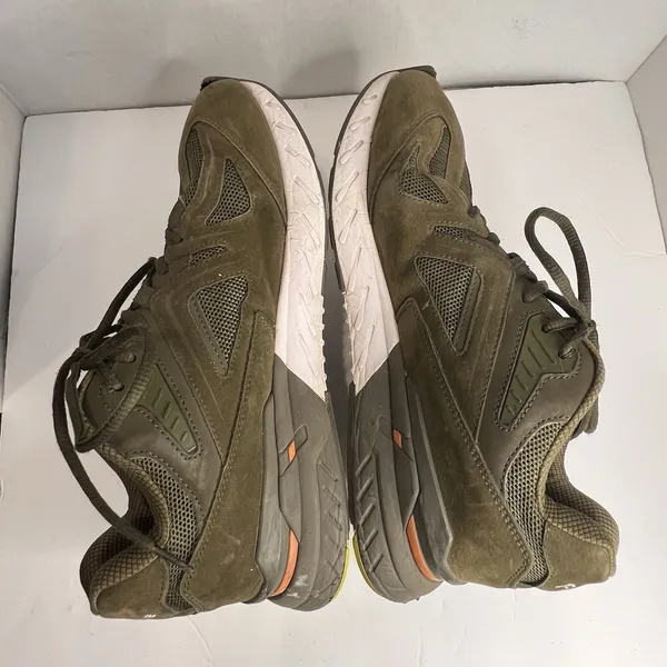 FitVille RecoveryCore Sneakers Men's 10W Olive Green Comfort Wide Walking‎ Shoes - Image 4