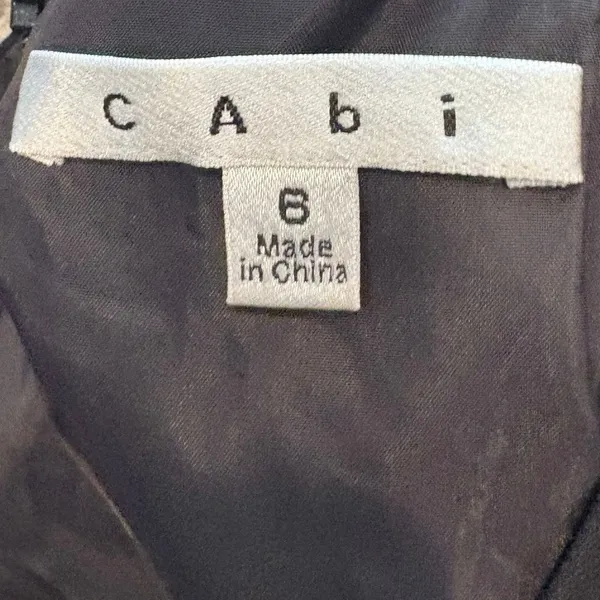 CAbi Black Flapper Style Dress Size‎ 6 - Image 8