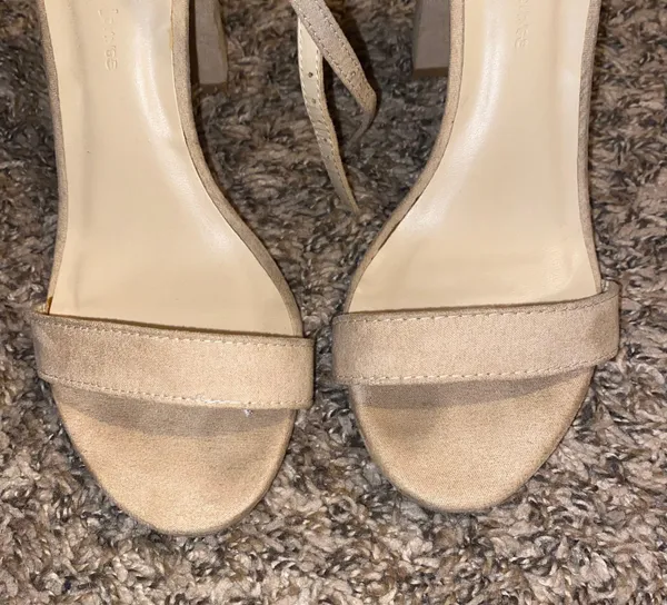 Wild Diva Nude suede heels - Image 6