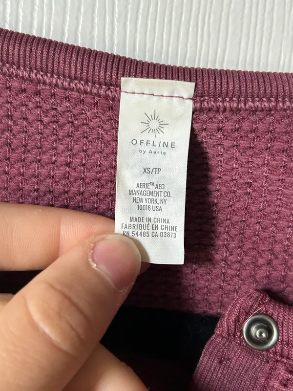 Aerie Women’s Offline Athletic Long Sleeve - Image 2