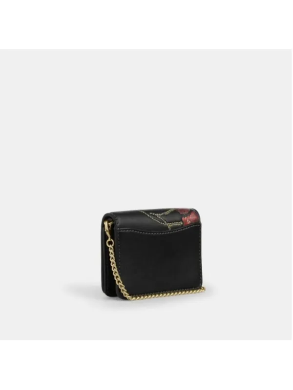 NEW Coach Mini Chain Wallet With Cherry Print CDE98 NWT - Image 5