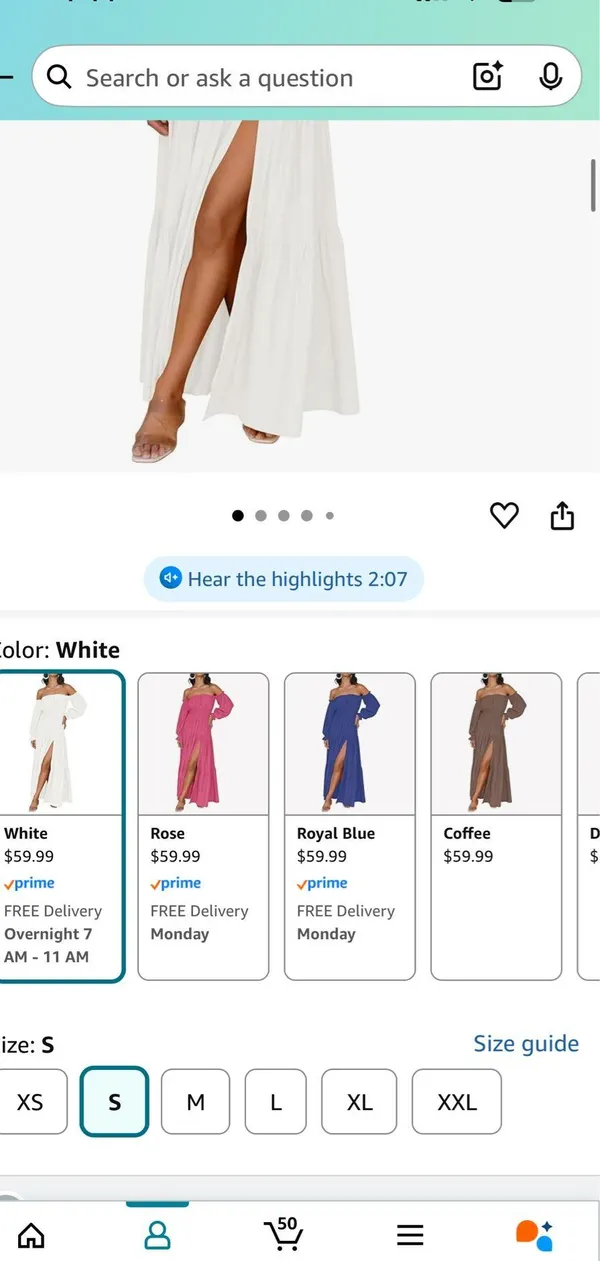 White maxi dress - Image 2