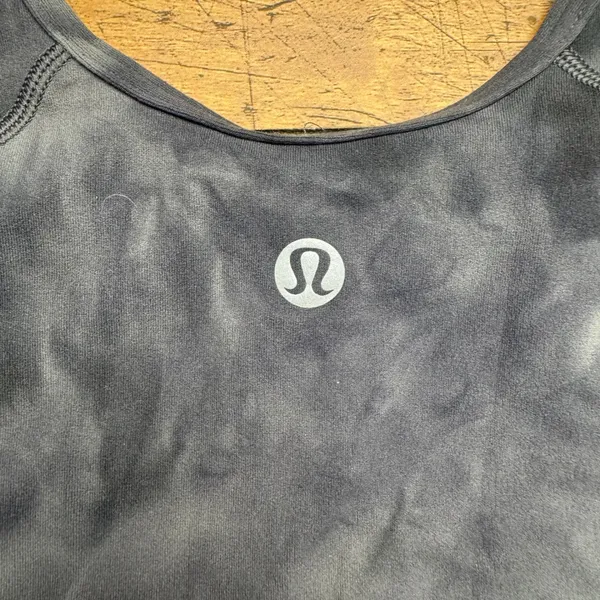 Lululemon Align Short Sleeve Cropped TIE DYE‎ Top Women's Size 4 - Image 2