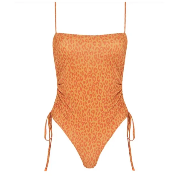 Leopard Sparkle One piece Swimwear NWT XS - Image 3