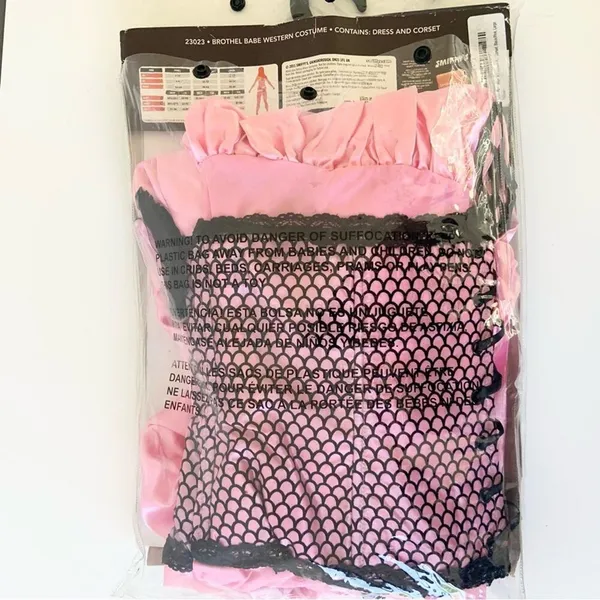 Moulin Rouge Inspired High-Low Corset Dress Burlesque Costume Size Large NEW - Image 11