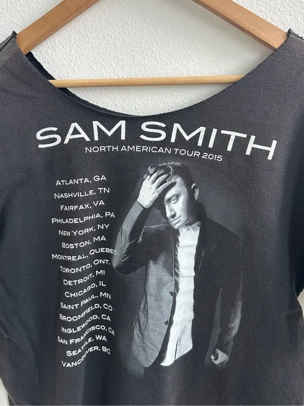 Sam Smith Concert Off The Shoulder T-shirt - Image 7