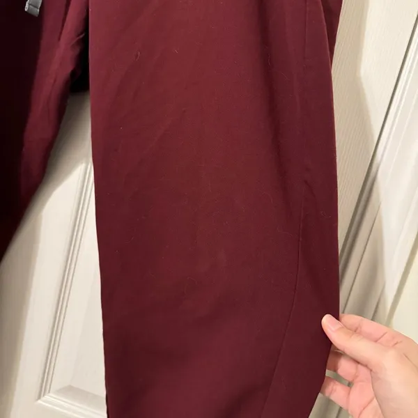 FIGS Maroon Zamora Joggers Size XL Petite Scrub Pants - Image 7
