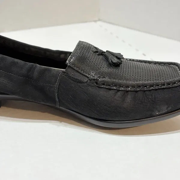 SAS Hope Loafers Flats Shoes Women's Size 10W Black Leather Slip On Career - Image 7