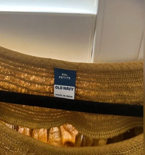 Old Navy mustard yellow mini dress - Image 3
