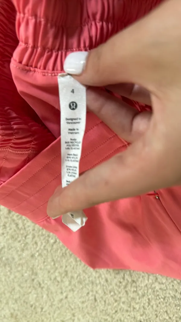 Lululemon Skirt Hotty Hot High-Rise Pink - Image 4