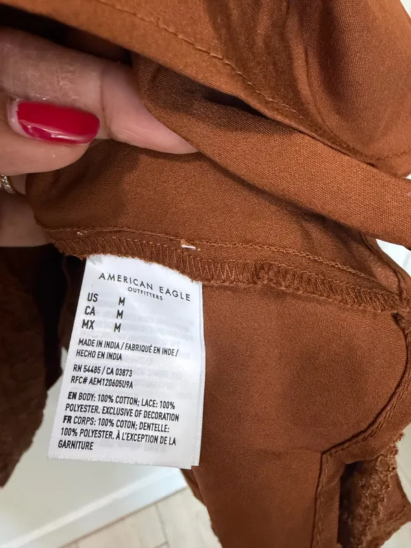 Nwt American Eagle Bohemian Tiered Western Dress - Image 12