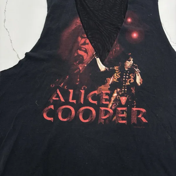 Furst Of A Kind Tank Top Womens Size Large Alice Cooper Goth Sleeveless - Image 2