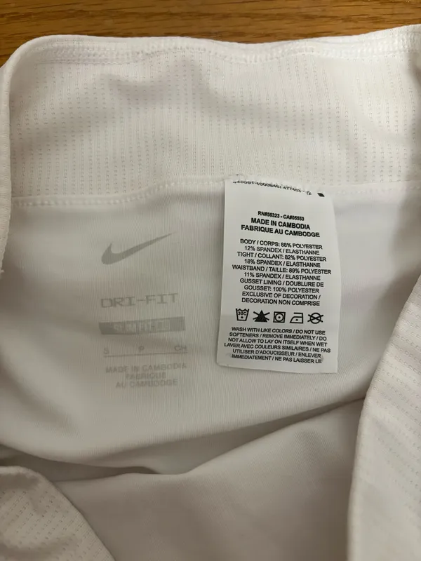 Nike White Tennis Skirt - Image 3