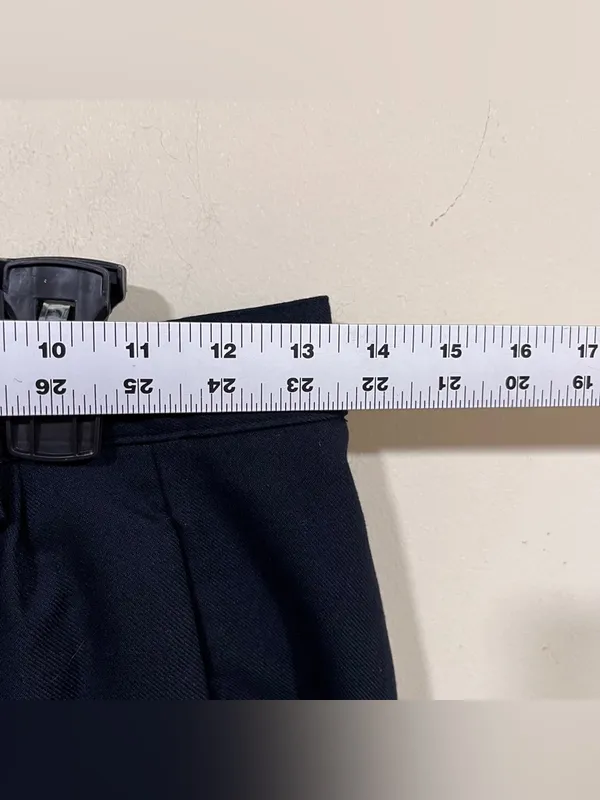 Free People Drop Crotch Slouchy Trousers Crop Navy size XS oversized EUC - Image 4