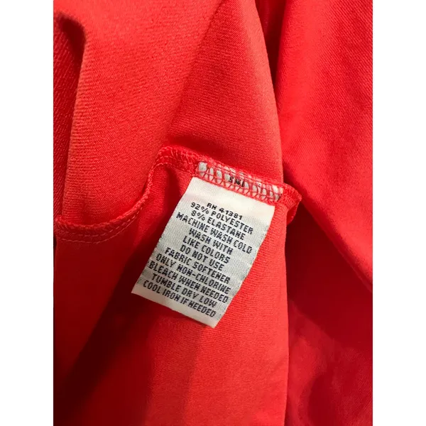 Ralph Lauren Polo Golf 1/3 zip up Coral pullover‎ size Medium - Image 3
