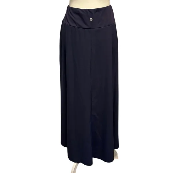 Halara Size L Breezeful High Waisted High Low Ruffle 2 in 1 Skirt Patriot Blue - Image 4